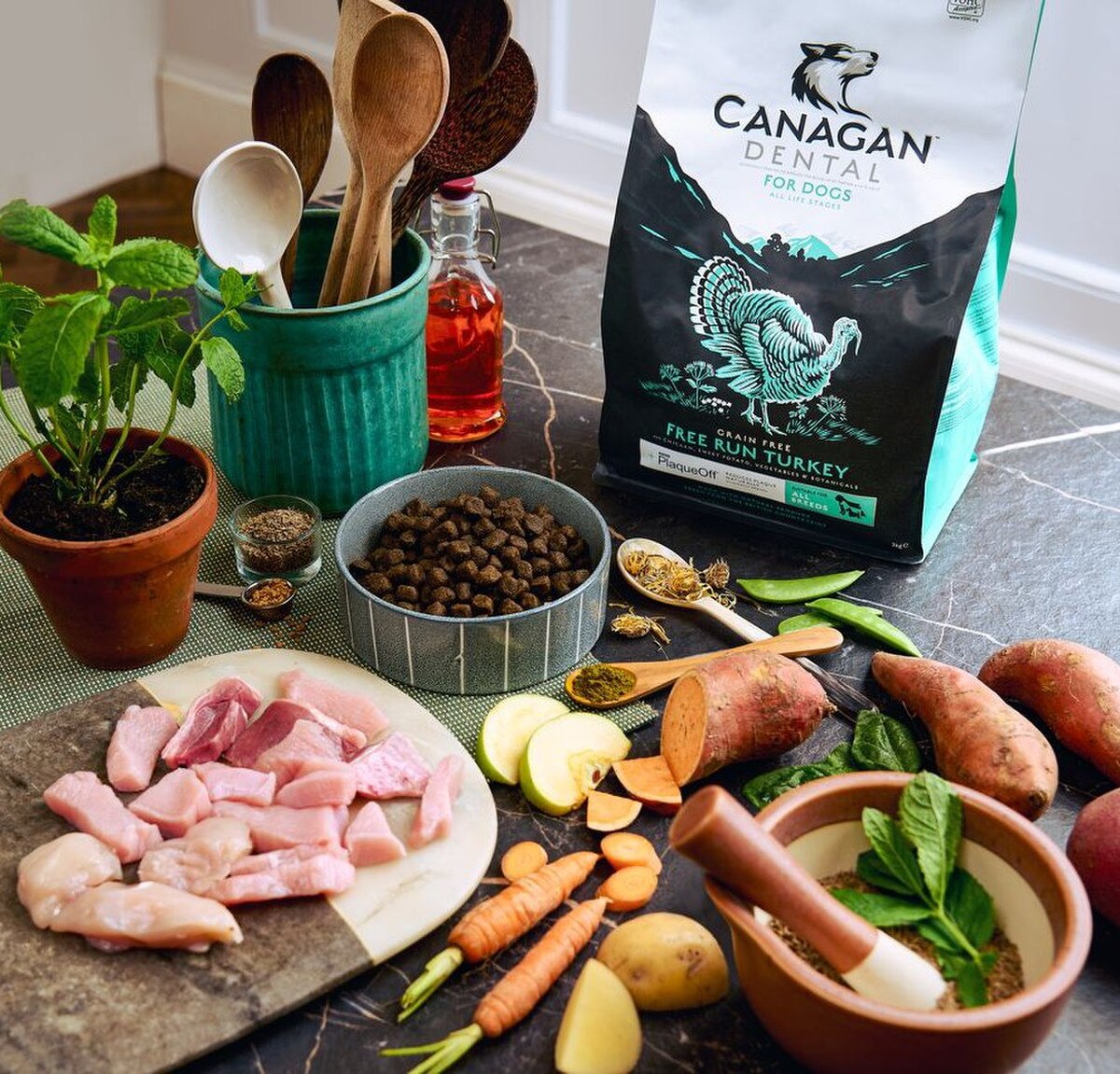 Canagan Dental Turkey 12kg➠Next Day Delivery by 7pm